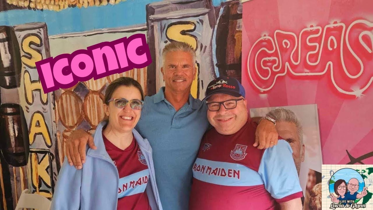 Meeting the Stars of Grease at the Garden Drive-In!